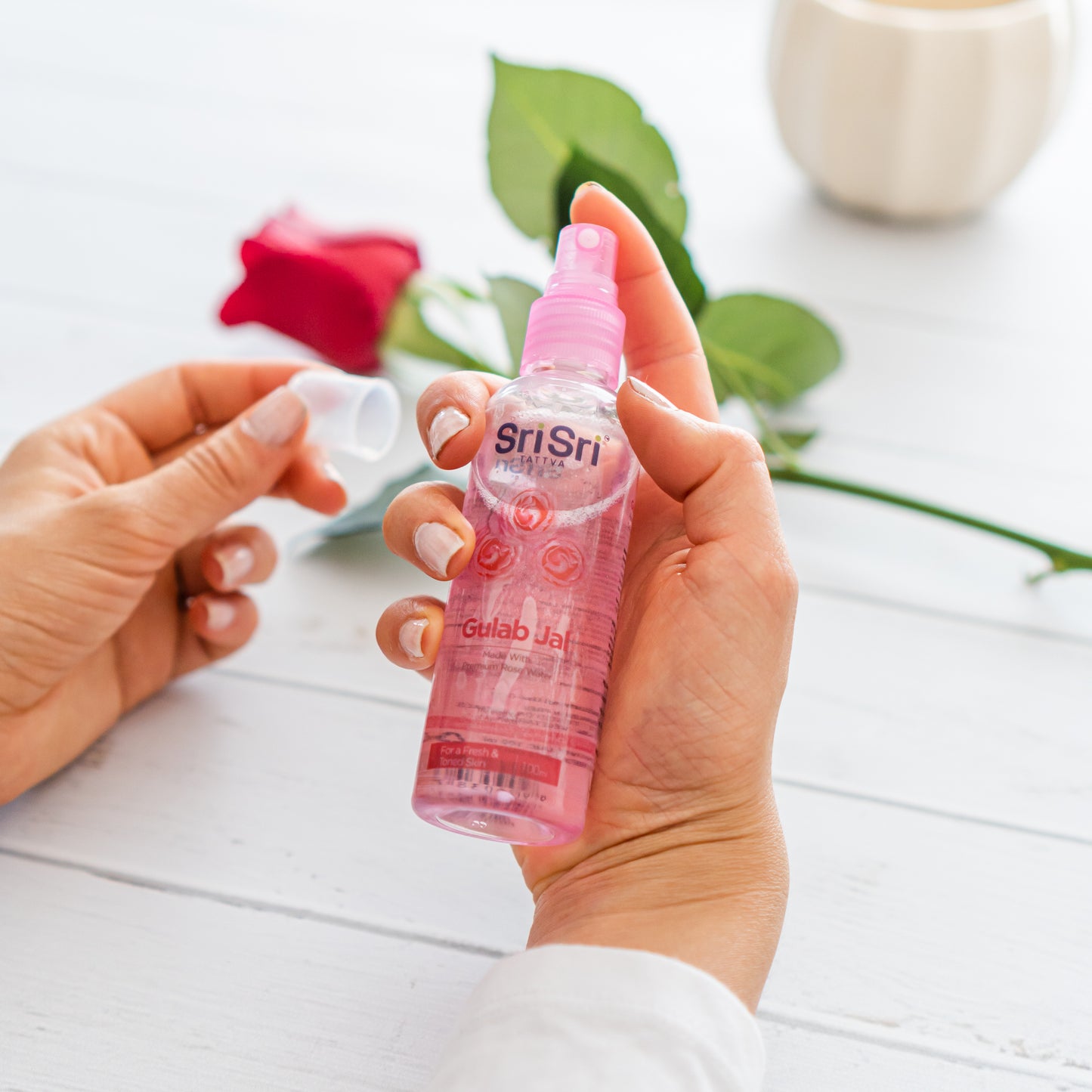 Rožių vanduo Gulab Jal, Sri Sri Tattva, 100ml