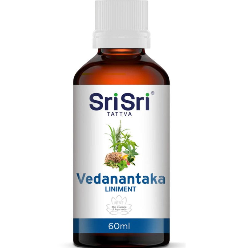 Aliejus skausmingoms vietoms Vedanantaka Liniment, Sri Sri Tattva, 60ml