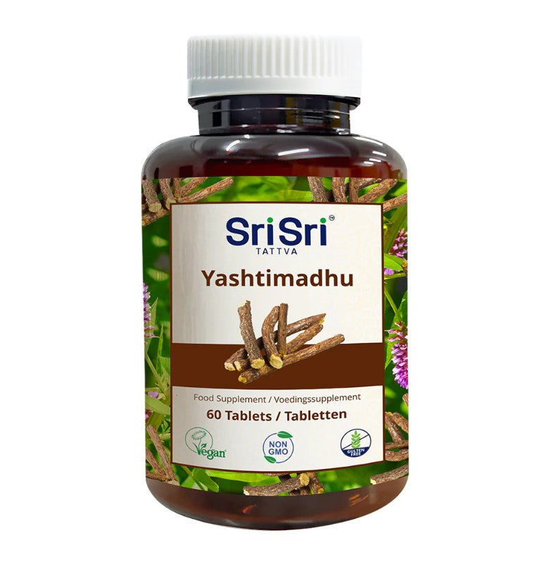 Maisto papildas Yashtimadhu, Sri Sri Tattva, 60 tablečių