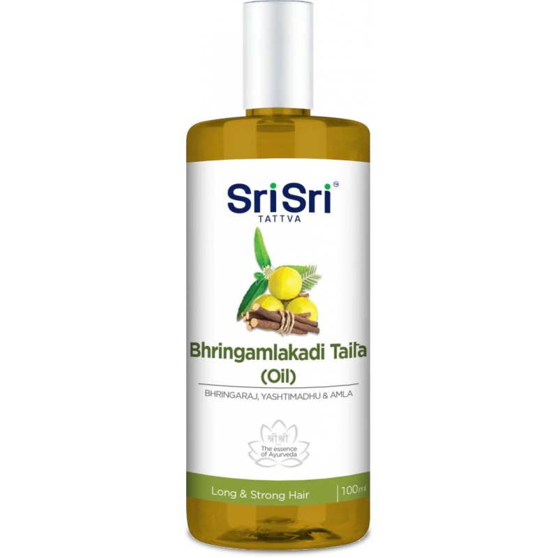 Aliejus stipriems ir ilgiems plaukams Bhringamlakadi Taila, Sri Sri Tattva, 100ml