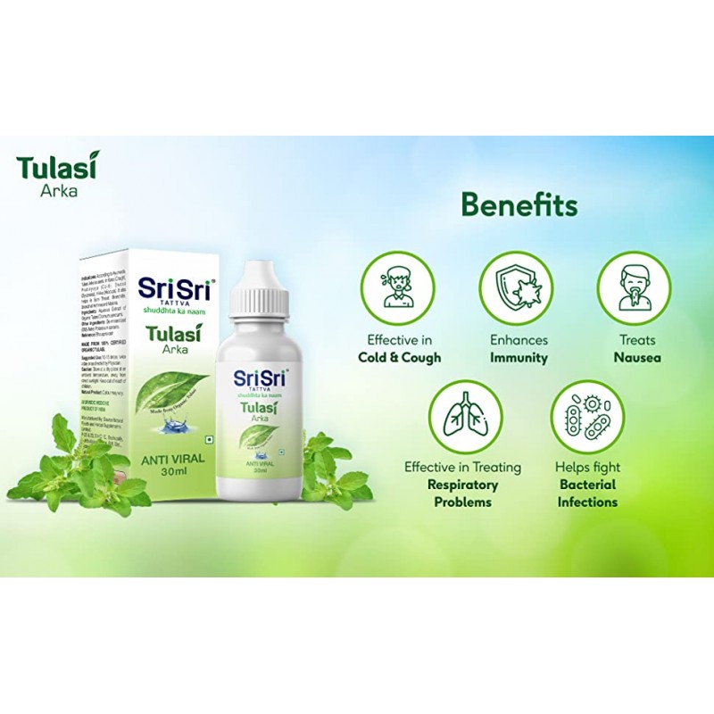 Lašai Tulasi Arka, Sri Sri Tattva, 30ml