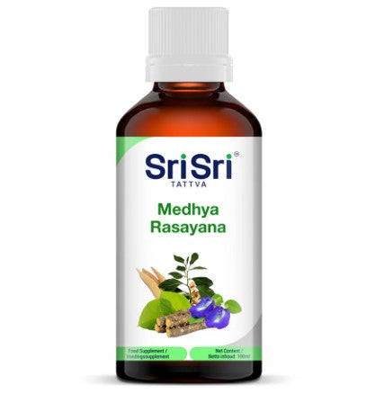 Ajurvedinis žolelių sirupas Medhya Rasayana, Sri Sri Tattva, 200ml